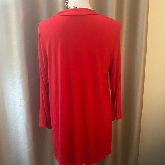Cable & Gauge Red strappy top SZ XL NWT - Picture 2 of 6